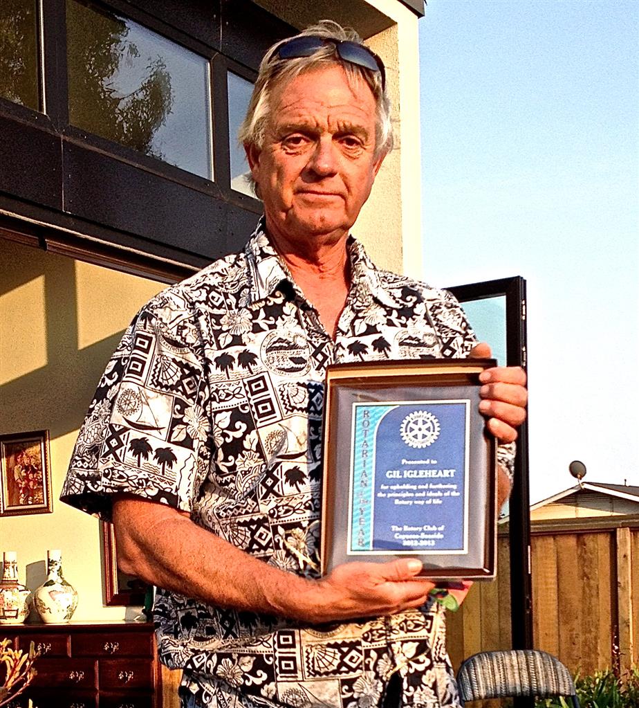 Gil Igleheart, Rotarian of the Year