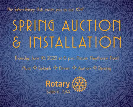 Salem Rotary Spring Auction & Installation 