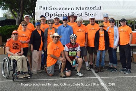 Pat Sorensen Memorial Bike MS Rest Stop