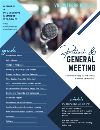 General Meeting/Potluck | MAR