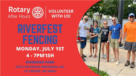 Volunteer: Riverfest Fencing