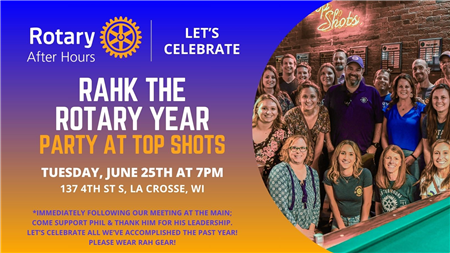 Party: RAHk the Rotary Year at Top Shots