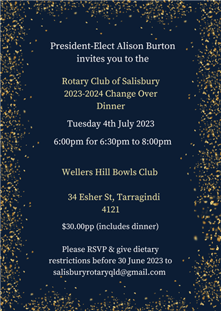 Rotary Club of Salisbury Changeover 2023/2024