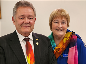 District Governor Phil Gully & wife Anna