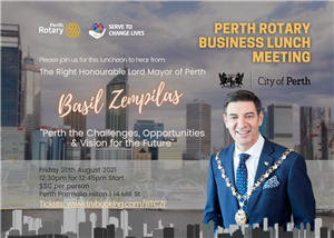 "Perth - the Challenges, Opportunities and Vision for the Future"