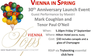 Vienna Pops 30th Anniversary Launch Event