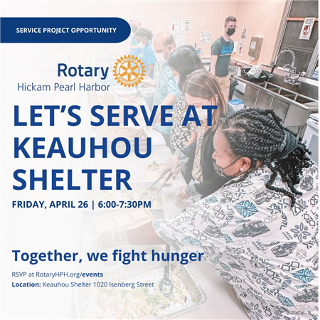 Let's Serve at Keauhou Shelter