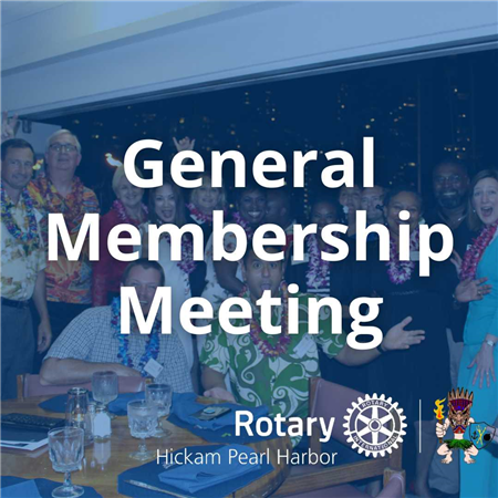 General Membership Meeting - Vocational Speaker