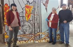 Recognition of Vermont Paletteers for Collaboration on Mural Wall