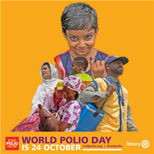 Wear purple in celebration of World Polio Day