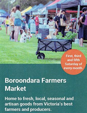 Boroondara Farmers Market July 16th 2022