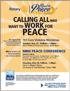 Calling all who want to Work for Peace