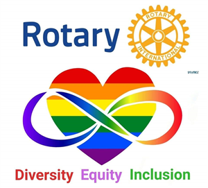 Rotary International's commitment to DEI (Diversity, Equity, Inclusion)