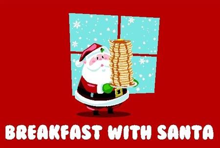 Pancakes with Santa at the Holiday Stroll