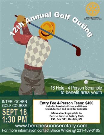 12th Annual Golf Outing to Benefit Area Youth