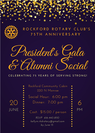 75th Rockford Rotary Club Anniversary Celebration