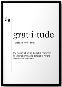 An Attitude of Gratitude!