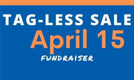 Tag-Less Sale Fundraiser!