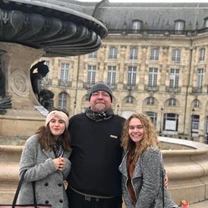 Visiting Caroline in France