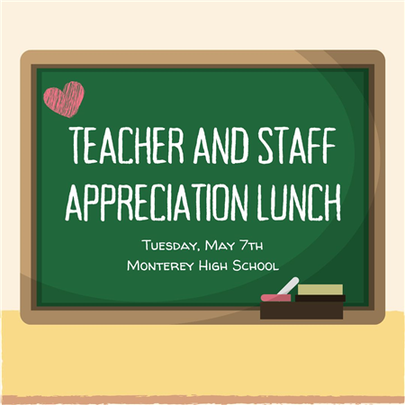 MHS & Mag Park Teacher/Staff Appreciation Lunch