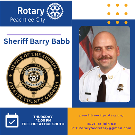 Weekly Meeting - Sheriff Barry Babb