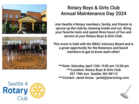 Day of Service at Rotary Boys & Girls Club