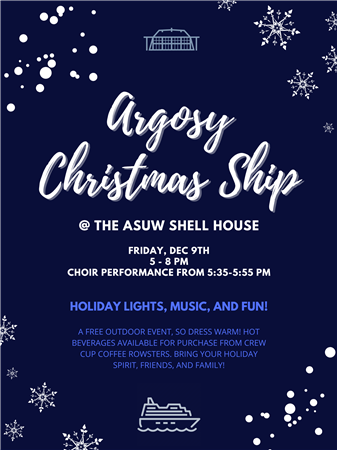 Argosy Christmas Ship at ASUW Shell House