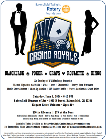 Bakersfield Twilight Rotary Club Casino Royale