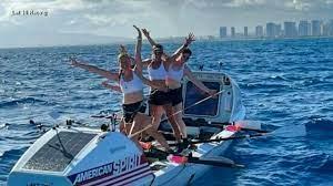 Recent World Record Row by Female Rowing Team from California to Hawaii