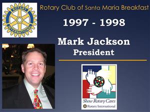 Past President Mark Jackson will be "in charge".