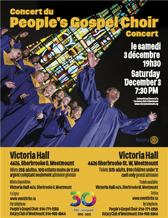The People's Gospel Choir Concert - Dec. 3, 2022