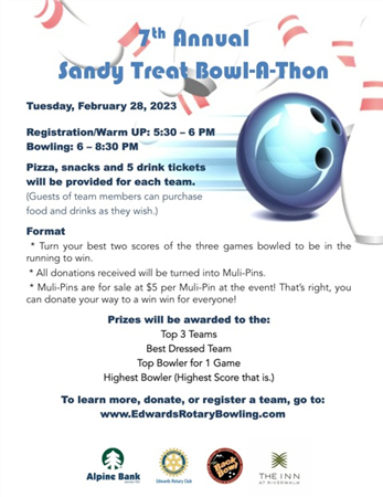 7th Annual Sandy Treat Bowl-A-Thon