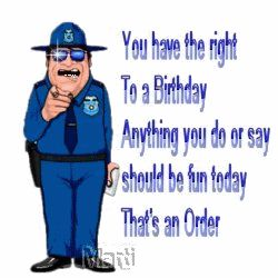 HAPPY BIRTHDAY SHERIFF FRANK SCHILLARI