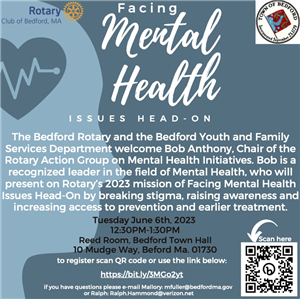 Rotary Action Group focused on Mental Health Support