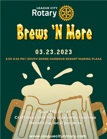 Brews 'N More V--Save the Date 3.23.2023