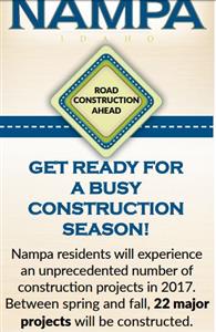 Nampa - Get Ready For A Busy Construction Season