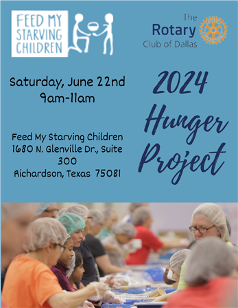 2024 Hunger Project/ Feed My Starving Children
