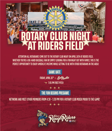 Rotary Night at Frisco Rough Riders! 