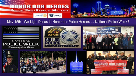 Honor Our Heroes- Light Downtown Blue!