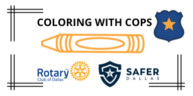 Coloring with Cops/ DPD Eclipse Family Steam Event