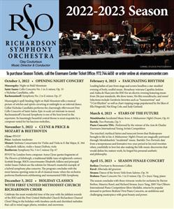Richardson Symphony Orchestra 2022-2023 Programs