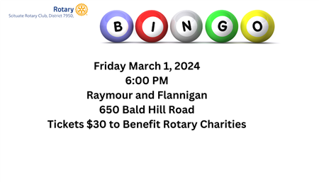 Bingo Fundraiser at Raymour and Flannigan