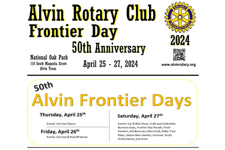 Alvin Frontier Days &quot;50th Anniversary&quot; Car Show 