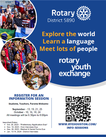 Rotary Youth Exchange Information Meeting