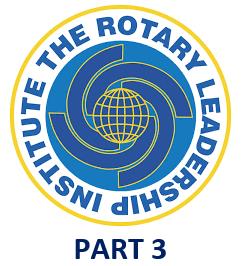 Rotary Leadership Institute (RLI) - Part 3