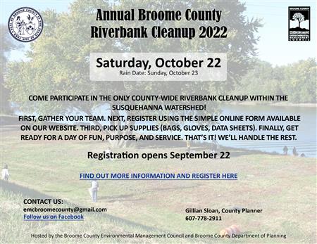 Broome County Riverbank Clean-up
