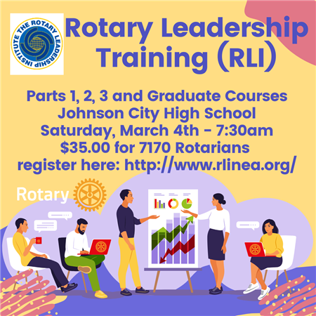 Rotary Leadership Institute Training 