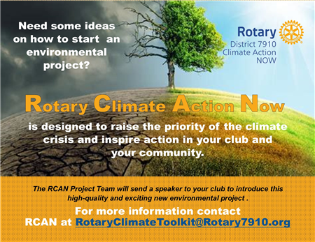 Rotary Climate Action Now - Sturbridge Rotary