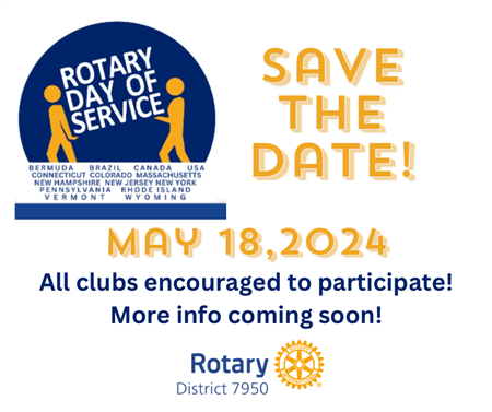 Rotary Day of Service, May 18, 2024