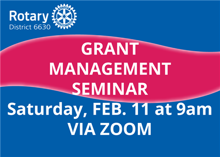 Grant Management Seminar - VIA ZOOM